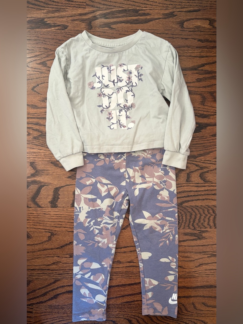 Kids Nike Floral Two-Piece Set